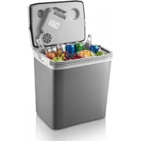 TZS FIRST AUSTRIA Elektrische Kühlbox 25L, Kühlbox, 12V /230V Anschluss, 12-V-Stecker fürs Auto, für Camping, Festivals, Reisen, mit Kühl- und Warmhaltefunktion
