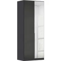 OTTO home Drehtürenschrank Kleiderschrank Schrank Garderobe AGORDO mit Dekor- oder Hochglanzfront (in zwei Griff-Farben, Breiten 91-405 cm) durchdachte Innenausstattung, in 8 Breiten und 2 Höhen MADE IN GERMANY