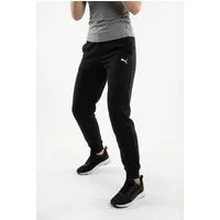 PUMA Trainingshose ESS SWEATPANTS CL FL G aus Fleece-Material, mit geripptem Bund und Kordelzug