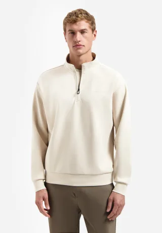 No Excess - Sweater Half Zip Interlock desert - Gr. - M