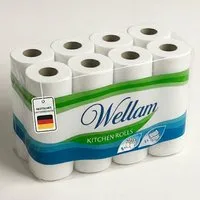 Roxlin Papierküchenrolle Premium Küchenrollen 3-lagig – Ultraweich, Saugstark & Reißfest (8-St)