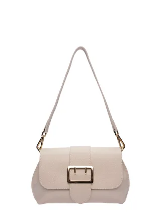Isabella Rhea Beige Rindsledertasche