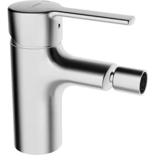 Hansa Bidetarmatur Hansaronda 03063273 chrom, mit Ablaufgarnitur