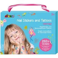 Carletto Nagel-Tattoo AVENIR Nagelsticker & Tattoos Meerjungfrau