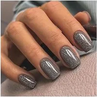 LuxusKollektion Kunstfingernägel 24 Stück Press on Nägel Kurz Schwarz Glänzend French Acryl Fake Nails