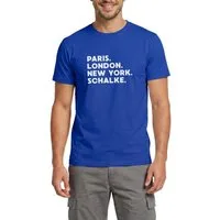 Spreadshirt T-Shirt Schalke Leidenschaft Weltstadt Fußball Männer T-Shirt (1-tlg)
