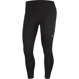 Nike - Fast Crop - 7/8-laufleggings In Mittlerer Länge In Schwarz