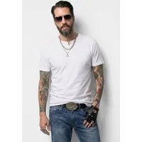 JP1880 T-Shirt Henley Basic Knopfleiste Halbarm