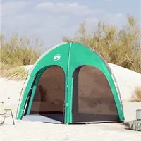 vidaXL Partyzelt, Poolzelt Meergrün 366 x 305 x 231 cm Polyester und Fiberglas