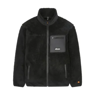Ellesse - "Este" Fleecejacke für Herren, Durchgehender Reißverschluss (Schwarz)