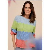 bianca Strickpullover REMIS in frischen Farben als Color-Blocking-Design
