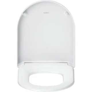 Duravit Univavo WC-Sitz D-shaped 0023590000 Absenkautomatik, abnehmbar, Scharniere Edelstahl, Weiß
