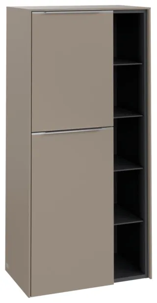 Villeroy & Boch Subway 3.0 Mittelschrank, 2 Türen, 574 x 1200 x 346,5 mm, Taupe / Taupe C59800VM