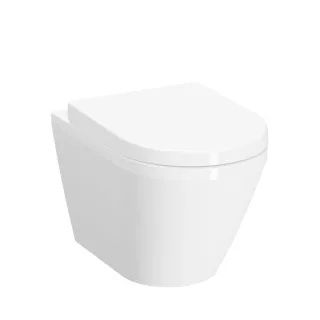 VitrA Integra Wand-Tiefspül-WC 7041B003-0075 35,5x54cm, 3/6 l, ohne Spülrand, ohne Bidetfunktion, weiß