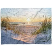 Handtücher Handtuch Strandhandtuch Saunatuch Kuscheldecke mit Fotomotiv Ostsee Deutschland, Baumwolle-Polyester-Mix (1-St), Handtuch