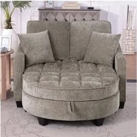 Odikalo Schlafsofa Multifunktionales Platzsparend 3-in-1 Sofa-Bett Aufbewahrungs-Hocker, mit Schlaffunktion und Stauraum, 3-in-1-Sofa mit Liegefunktion