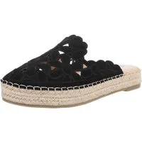 Ital-Design Damen Mules Freizeit Pantolette (88930286) Flach Pantoletten in Schwarz