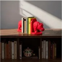 Kare Design Buchstütze Rhino Party (Set, 2 St), aus Polyresin