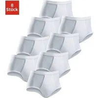 Clipper Slip (Packung, 8-St) schlichtes Basic für jeden Tag aus Doppelripp