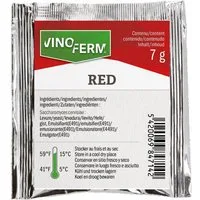ich-zapfe Fermentationsglas Weinhefe, Trockenhefe Wein - Vinoferm, Red, 7g