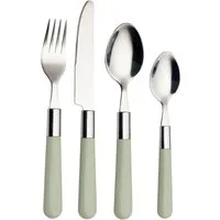 ECHTWERK Besteck-Set Bistro Besteckset 16tlg. (16-tlg), 4 Personen, Edelstahl 18/10, Kunststoff, mit Kunststoffgriffen aus hochwertigem Edelstahl für 4 Personen