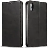 Tec-Expert Handyhülle Tasche Hülle für Apple iPhone X / Apple iPhone Xs 5.8 Zoll, 5.8", Cover Klapphülle Case mit Kartenfach Fliphülle aufstellbar