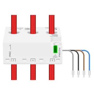 Zemismart Zigbe 3 Phase Electric Energy Meter 63A Smart Power Consumption Monitor Sensor Zigbee2mqtt works with Tuya Hom