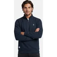 U.S. Polo Assn. Sweatshirt USChaase Herren Half-Zip – Pullover mit Stehkragen Baumwoll Sweatshirt mit Reißverschluss und Bündchen