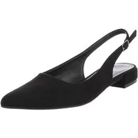 Ital-Design Eleganter Slingback Schuh mit verstellbarem Riemen Schnürpumps (91512374) Blockabsatz Schnür- & Riemchenpumps in Schwarz