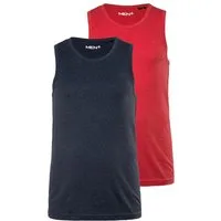 Men Plus T-Shirt Tanktop Basic 2er-Pack Rundhals