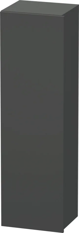 Duravit DuraStyle Hochschrank Graphit Matt 400x360x1400 mm - DS1219L4949 DS1219L4949