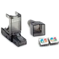 VALUE feldkonfektionierbarer RJ-45 Stecker Cat.6 (Class E), UTP Netzwerk-Panel