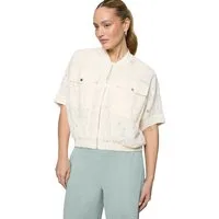 Zero Jackenblazer Damen kurzarm mit Taschen Spitze
