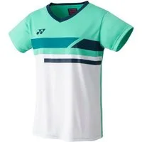 Yonex T-Shirt Crew Neck Club Team 2023 weiss/mintgrün Damen