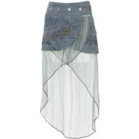 Guru-Shop Minirock Psytrance Goa Pixi Lagenrock, Wickelrock mit.. alternative Bekleidung