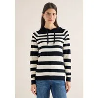 CECIL Strickpullover mit Kapuze