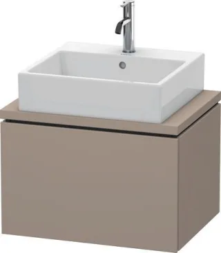 Duravit L-Cube Konsolenwaschtischunterbau wandhängend Basalt Matt 620x477x400 mm - LC580004343 LC580004343