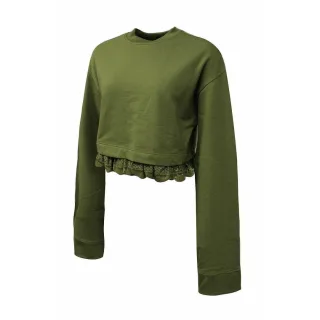 Puma x Rihanna Fenty Damen Dunkelolivgrüner Pullover