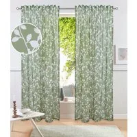 OTTO home Gardine Issoire (1 St), Multifunktionsband, transparent, Wohnzimmer, Schlafzimmer, Esszimmer, gemustert und halbtransparent