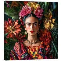 Posterlounge Wandbild Frida Kahlo Floral, Mark Ashkenazi, erhältlich als Poster, Leinwandbild, Wandsticker oder Acrylglasbild