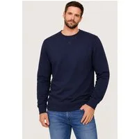Smith & Solo Sweatshirt Herren, Pullover Baumwolle Loose Fit, Langarm, unifarben