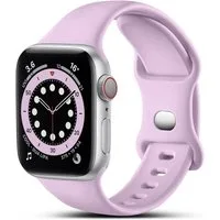 Widmann-Shop Smartwatch-Armband Apple Watch Silikon Armband Series 6 7 8 9 10 Ultra SE 38-49mm