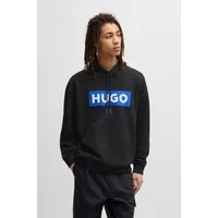 HUGO Kapuzensweatshirt Nalves mit großem Logo-Druck, Unisex
