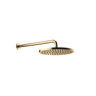 Dornbracht Regenbrause mit Wandanbindung SERIENSPEZIFISCH 28675970 Gold gebürstet (PVD),28675970-37 28675970-37