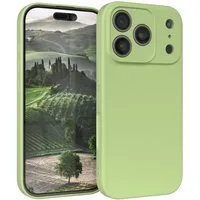 EAZY CASE Handyhülle für Apple iPhone 17 Pro Hülle Silikon 6,3 Zoll, Smart Slimcover Matt Silikon Schutzhülle mit Kameraschutz tpu Grün