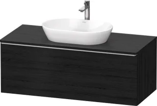 Duravit D-Neo Konsolenwaschtischunterbau wandhängend Eiche Schwarz Matt 1200x550x459 mm - DE49490701 DE4949070160000