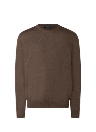 MAERZ Muenchen - Pullover Rundhals 1/1 Arm field brown - Gr. - 50