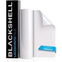 Blackshell Schutzfolie Transparente und Matt Schwarze Lackschutzfolien Zuschnitte, Lackschutzfolie für alle glatten Oberflächen, 150µm, Steinschlagschutz
