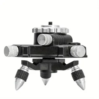 HILDA Tripod Stand for Laser Level 360° Rotatable Aluminum Alloy Bracket Base 1/4'' Interface Fine Adjustment Tripod Sta