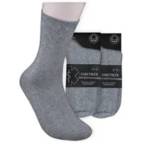 Die Sockenbude Diabetikersocken EXTRA (Bund, 6-Paar, grau blau schwarz) garantiert ohne Gummi